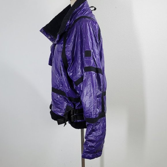 FREE PEOPLE MOVEMENT Vagabond Fleece Bomber jacket Sz M NEW - Picture 7 of 14